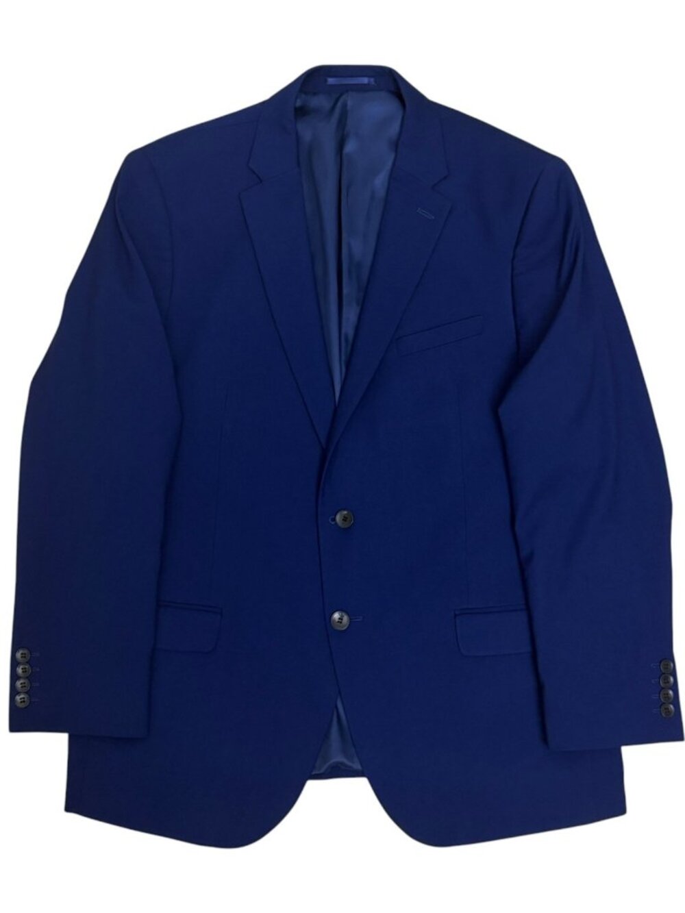 GRAFTON Blazer Sport Coat Business Casual Designer Blue Jacket Mens 46R
